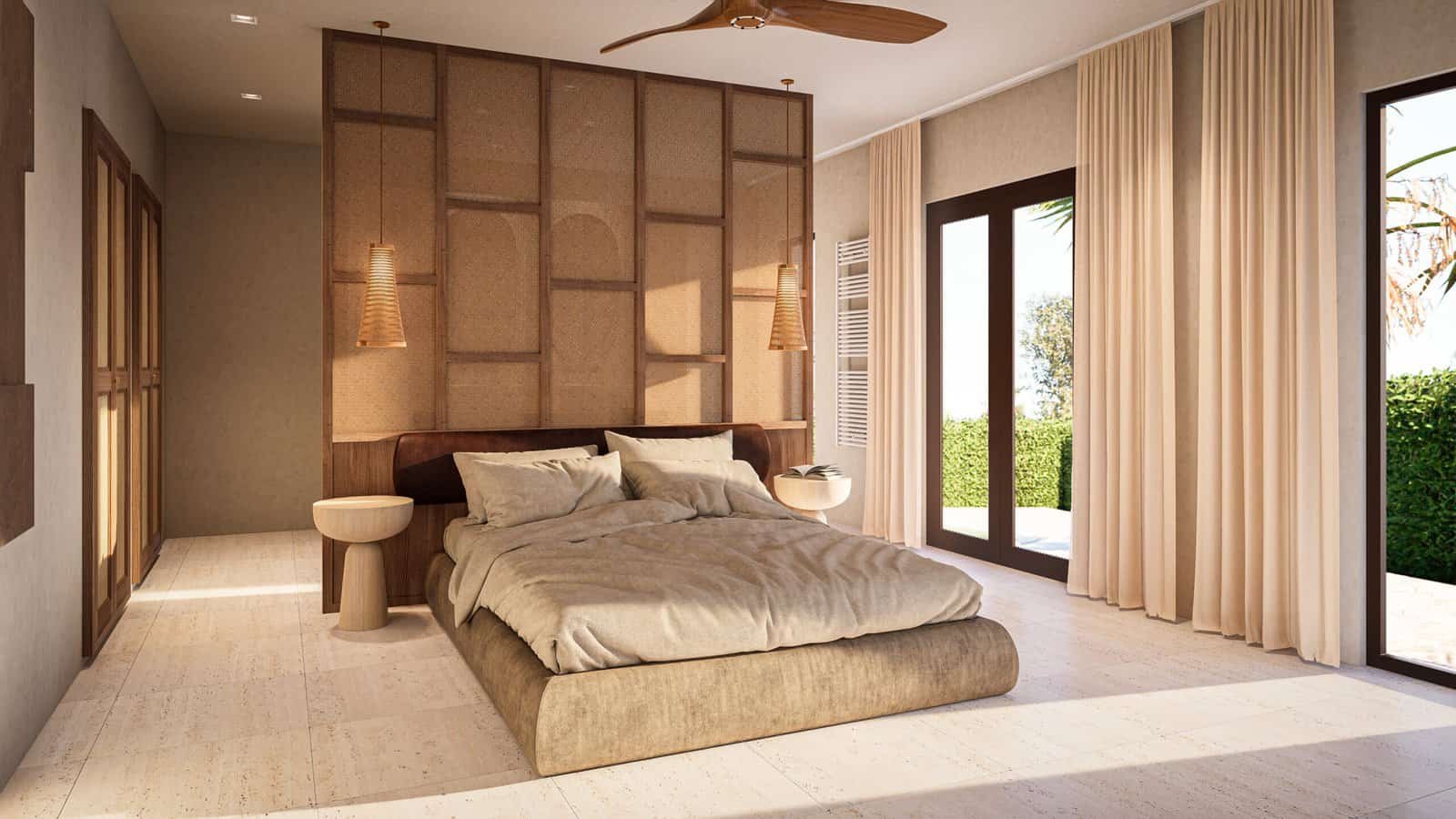 Riante master bedroom in Javea Spanje